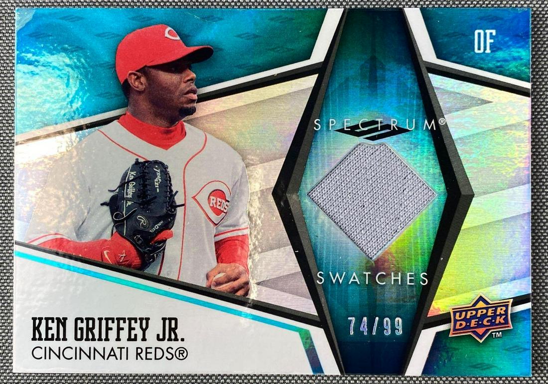 2008 Upper Deck Ken Griffey Jr. Jersey Material Card (1 of 2)