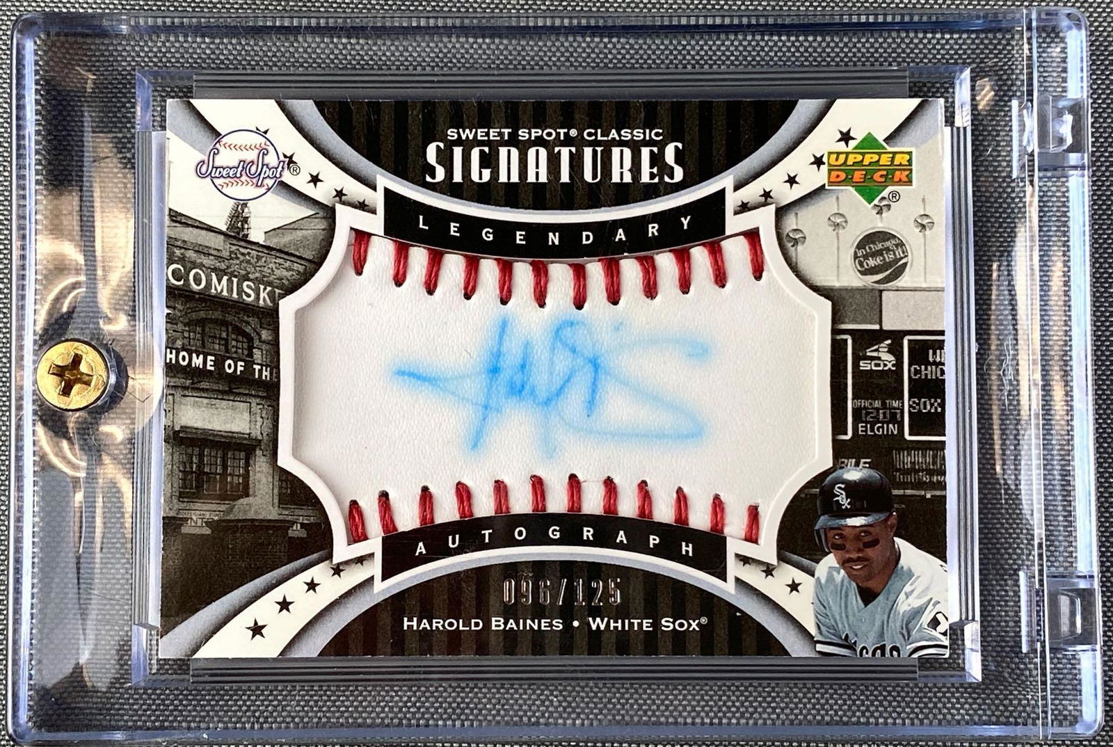 2007 Upper Deck Harold Baines Signed Baseball Card (1 of 2)