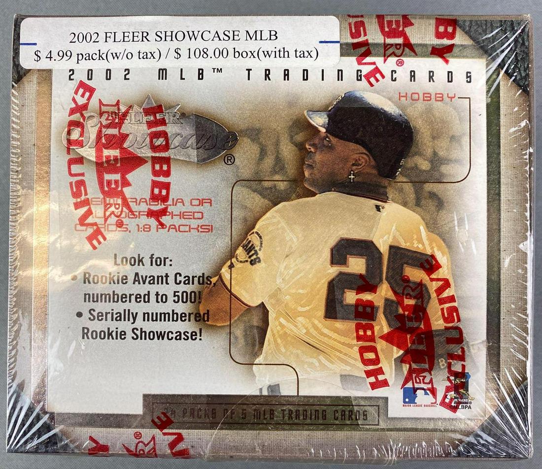2002 Fleer Showcase Baseball Sealed Box (1 of 4)