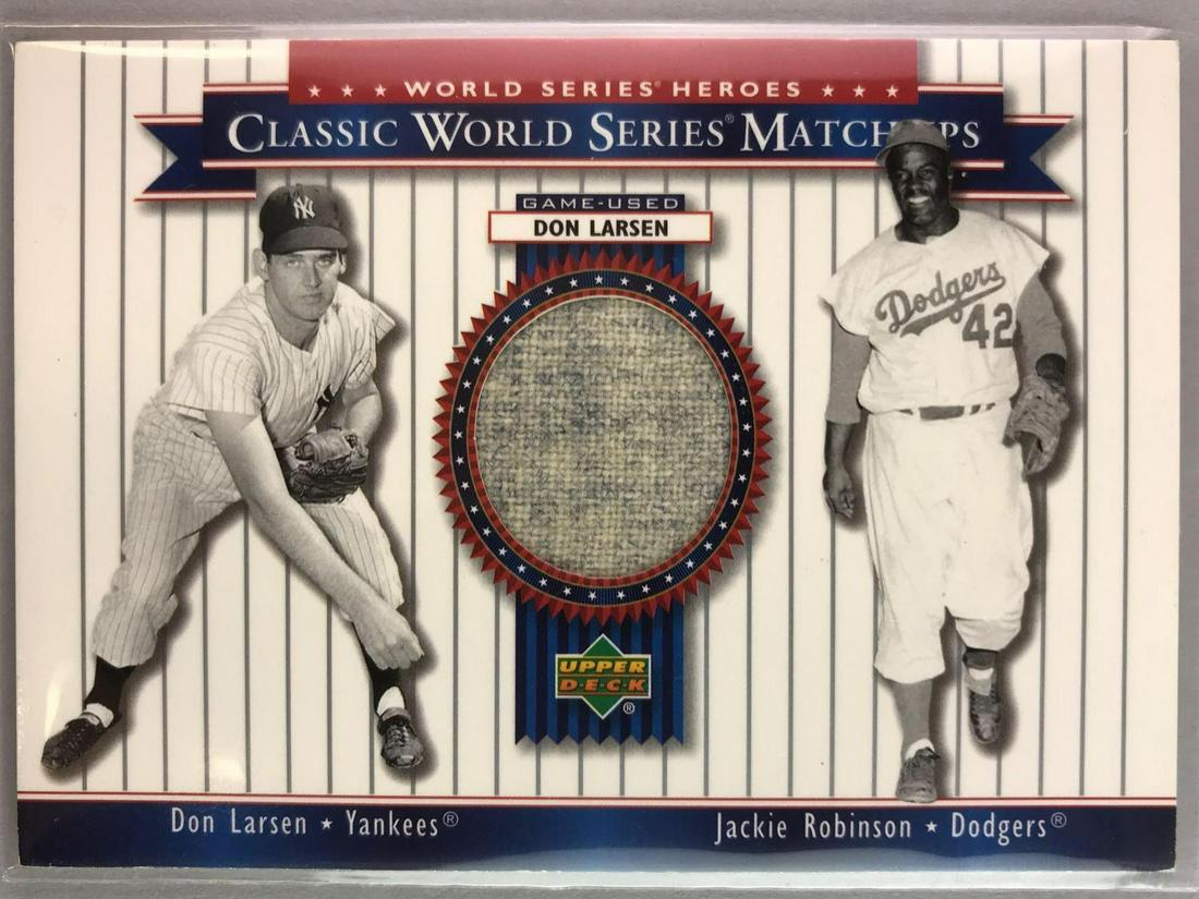 2002 Upper Deck World Series Heroes Jackie Robinson, (1 of 2)