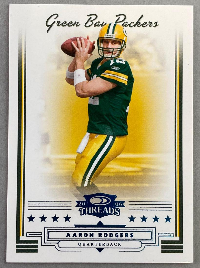 2006 Donruss Aaron Rodgers #10 Rookie (1 of 2)