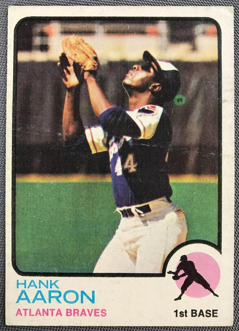 1973 Topps Hank Aaron #100 (1 of 2)