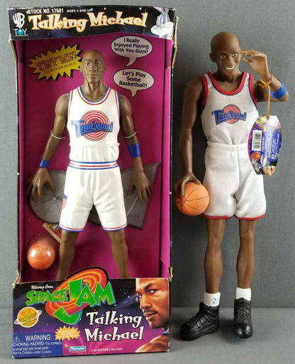 Rare Michael Jordan Space Jam Statue JC Penney Exclusive Damaged