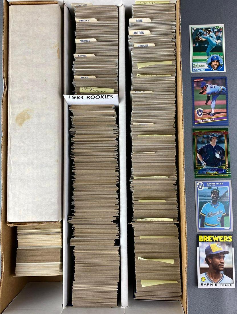 Group of 1984 Topps and 1992 Bowman Baseball  Cards (1 of 2)