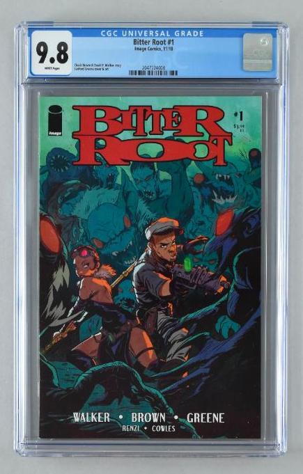 CGC Graded Image Comics Bitter Root No. 1 comic book (1 of 11)