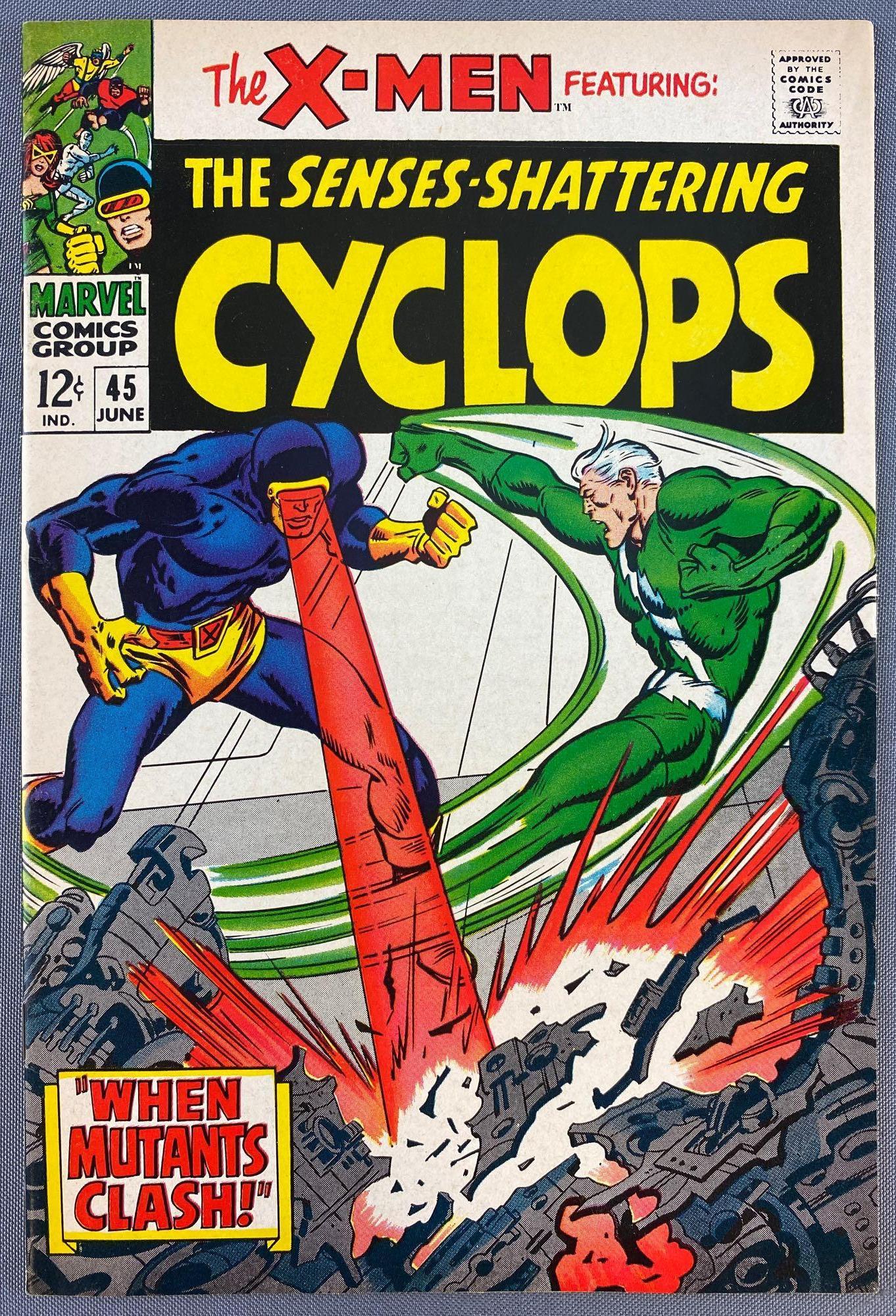 Marvel Comics The X-Men No. 45 comic book (1 of 8)