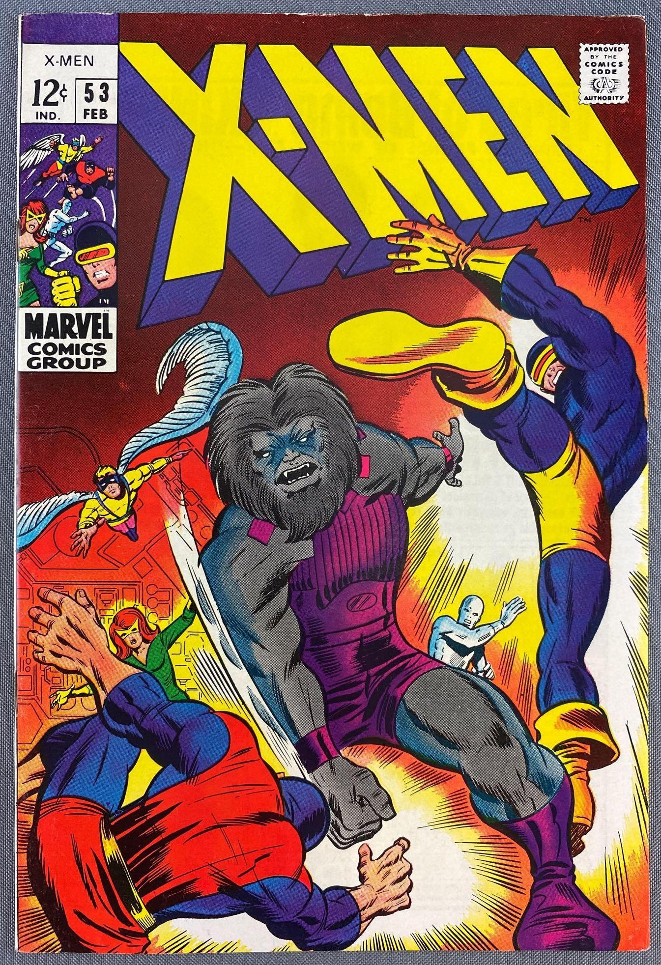 Marvel Comics The X-Men No. 53 comic book (1 of 8)