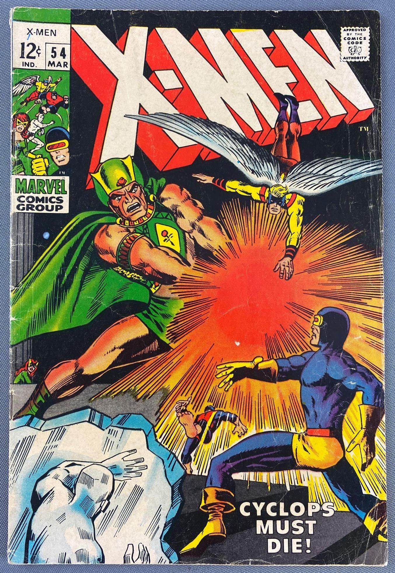 Marvel Comics The X-Men No. 54 comic book (1 of 8)