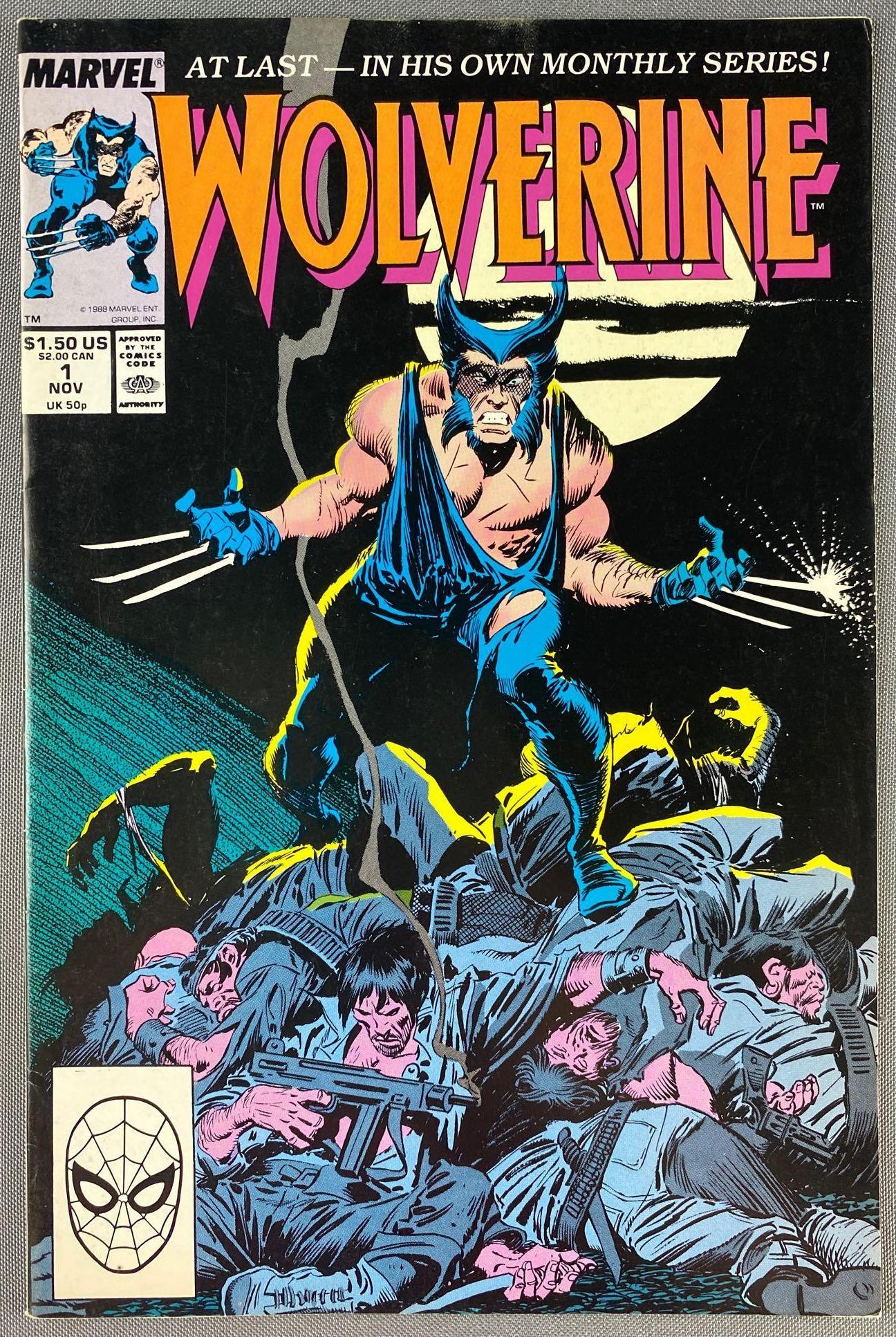 Marvel Comics Wolverine No. 1 comic book (1 of 9)