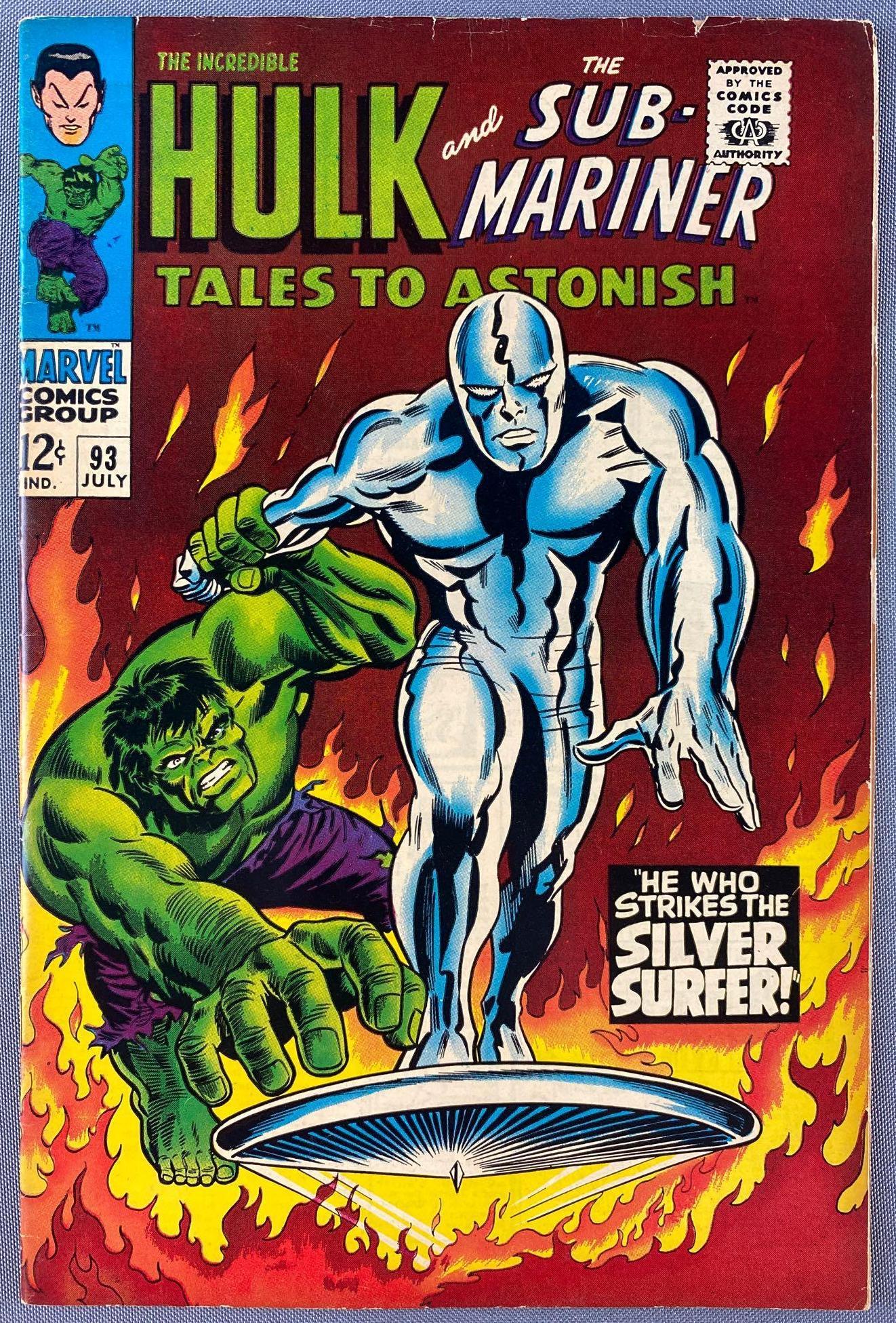 Marvel Comics Tales to Astonish No. 93 comic book (1 of 8)