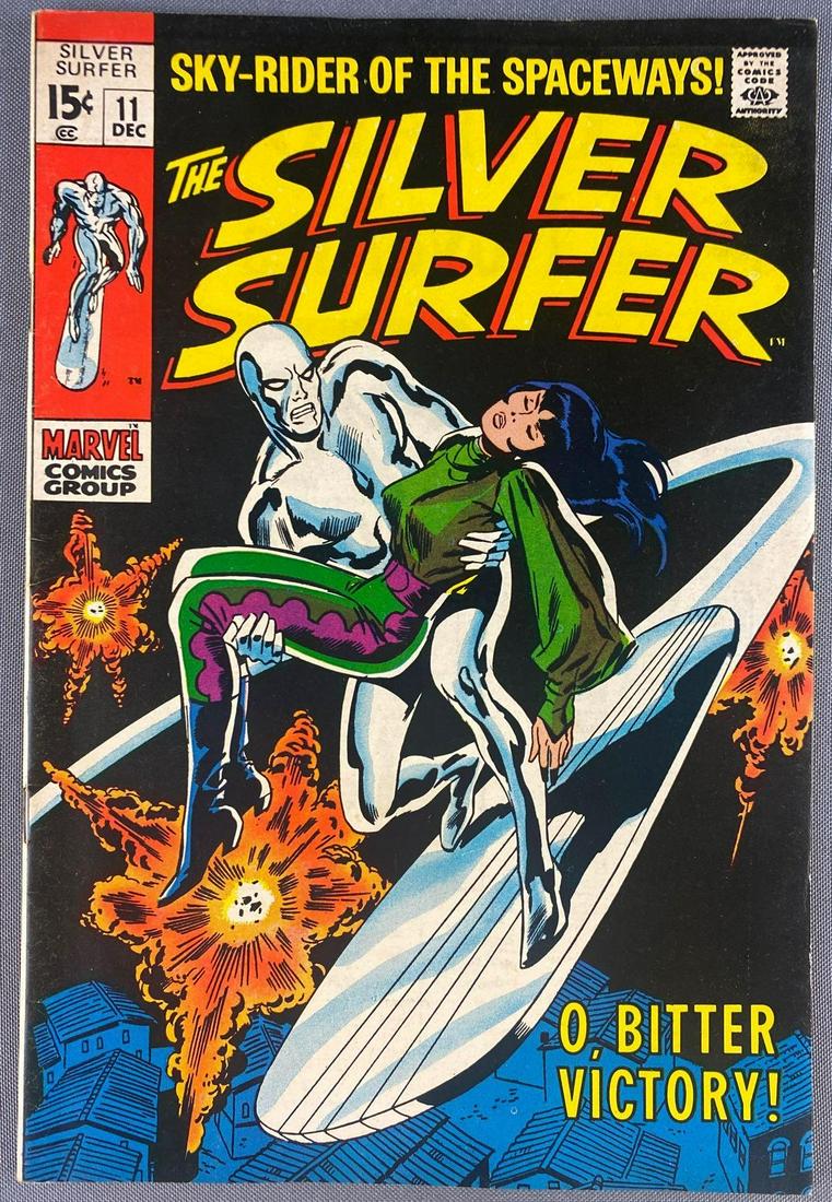 Marvel Comics The Silver Surfer No. 11 comic book (1 of 8)