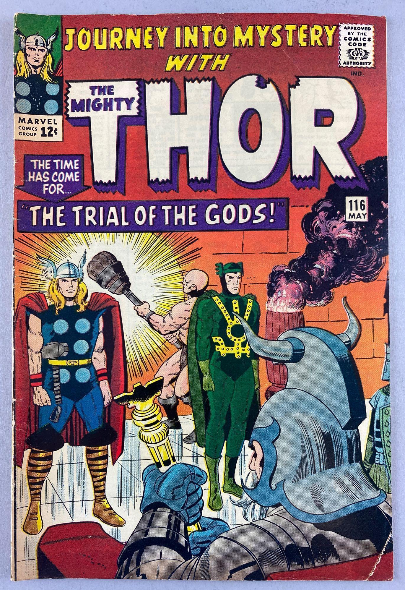 Marvel Comics Journey into Mystery No. 116 comic book (1 of 8)