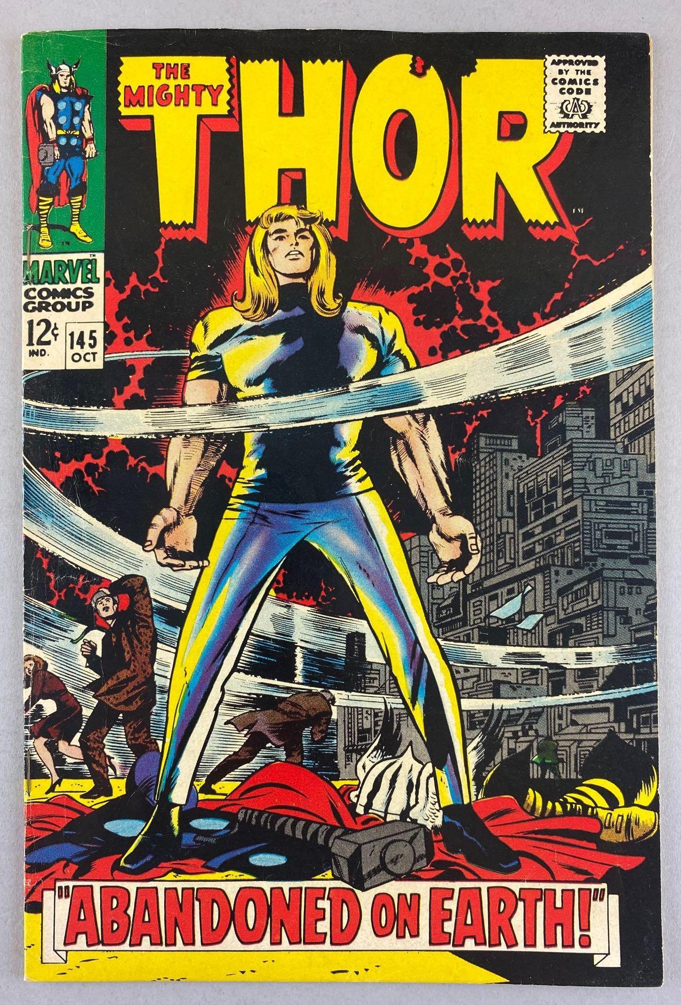 Marvel Comics Thor No. 145 comic book (1 of 8)