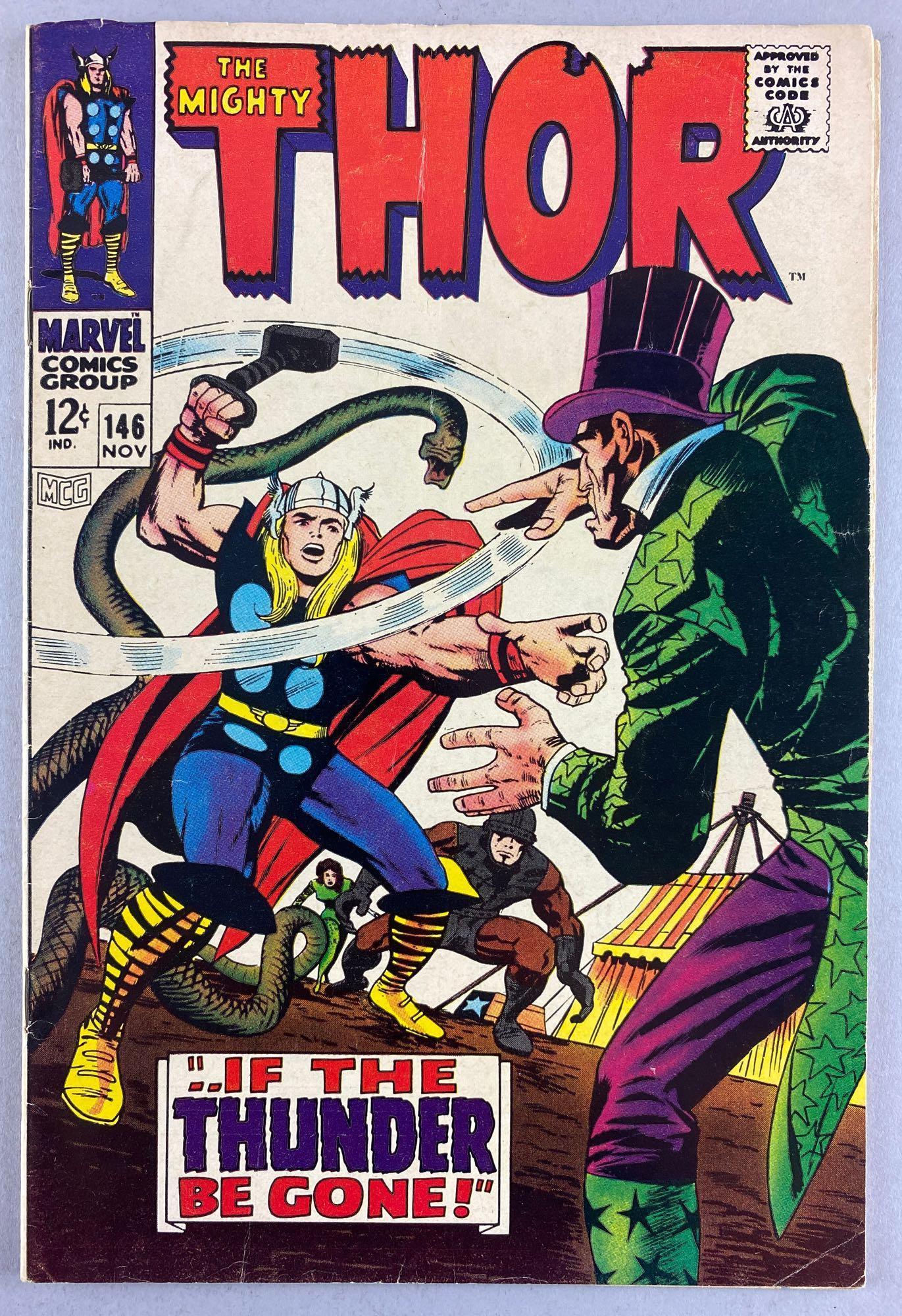 Marvel Comics Thor No. 146 comic book (1 of 8)