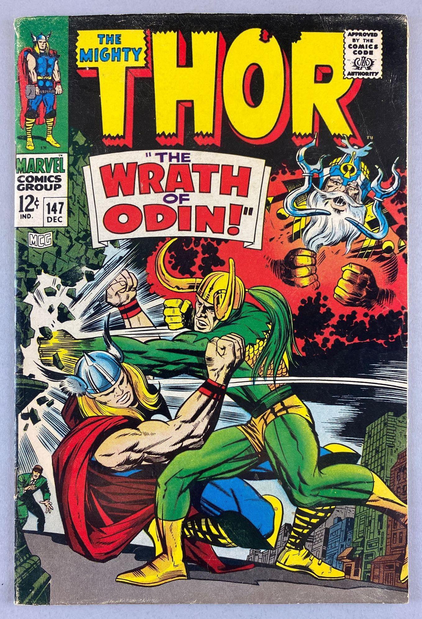 Marvel Comics Thor No. 147 comic book (1 of 8)