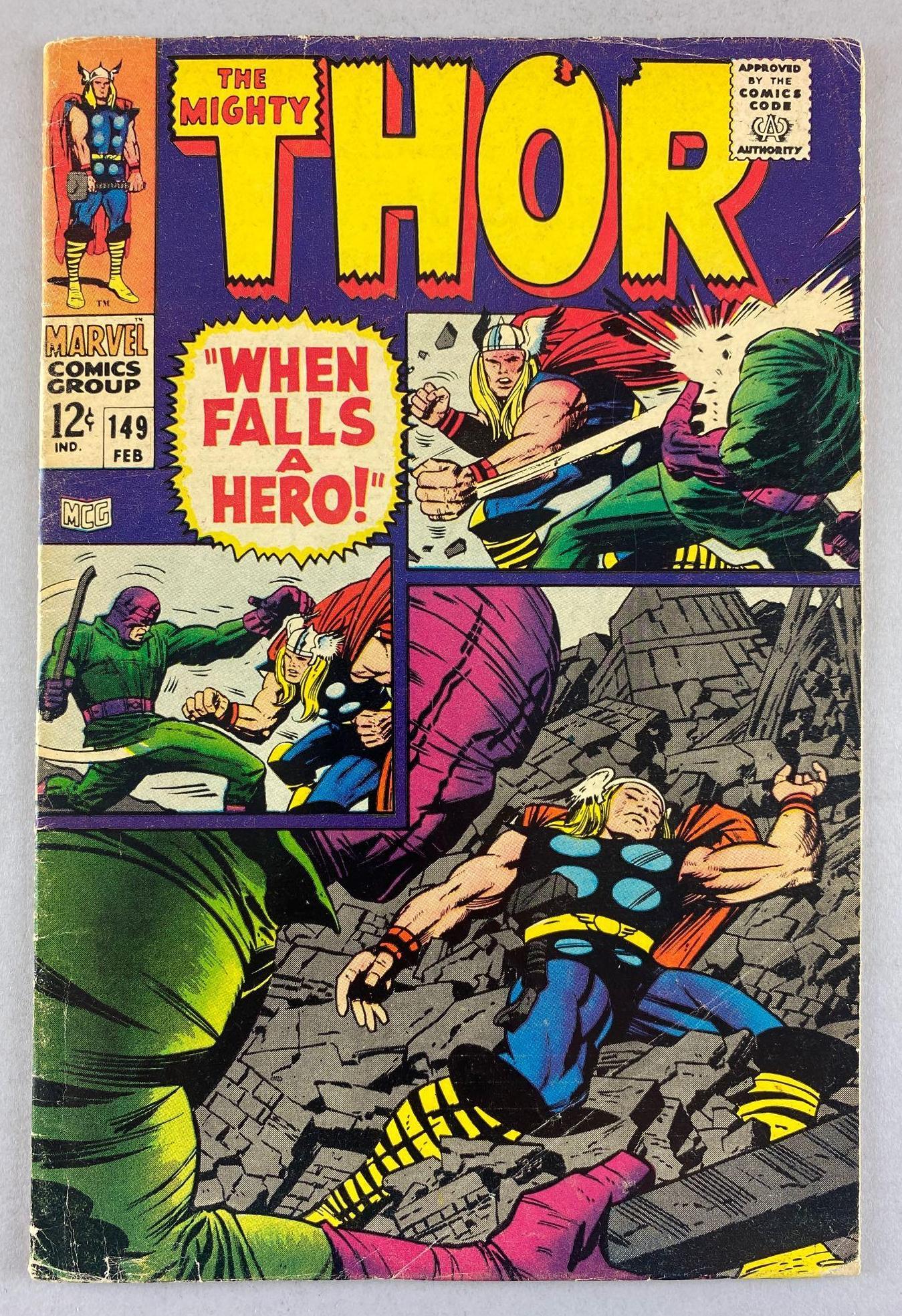 Marvel Comics Thor No. 149 comic book (1 of 8)