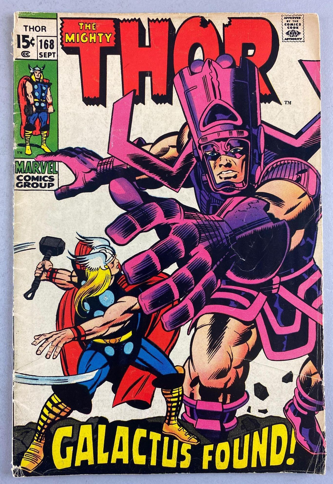 Marvel Comics Thor No. 168 comic book (1 of 8)