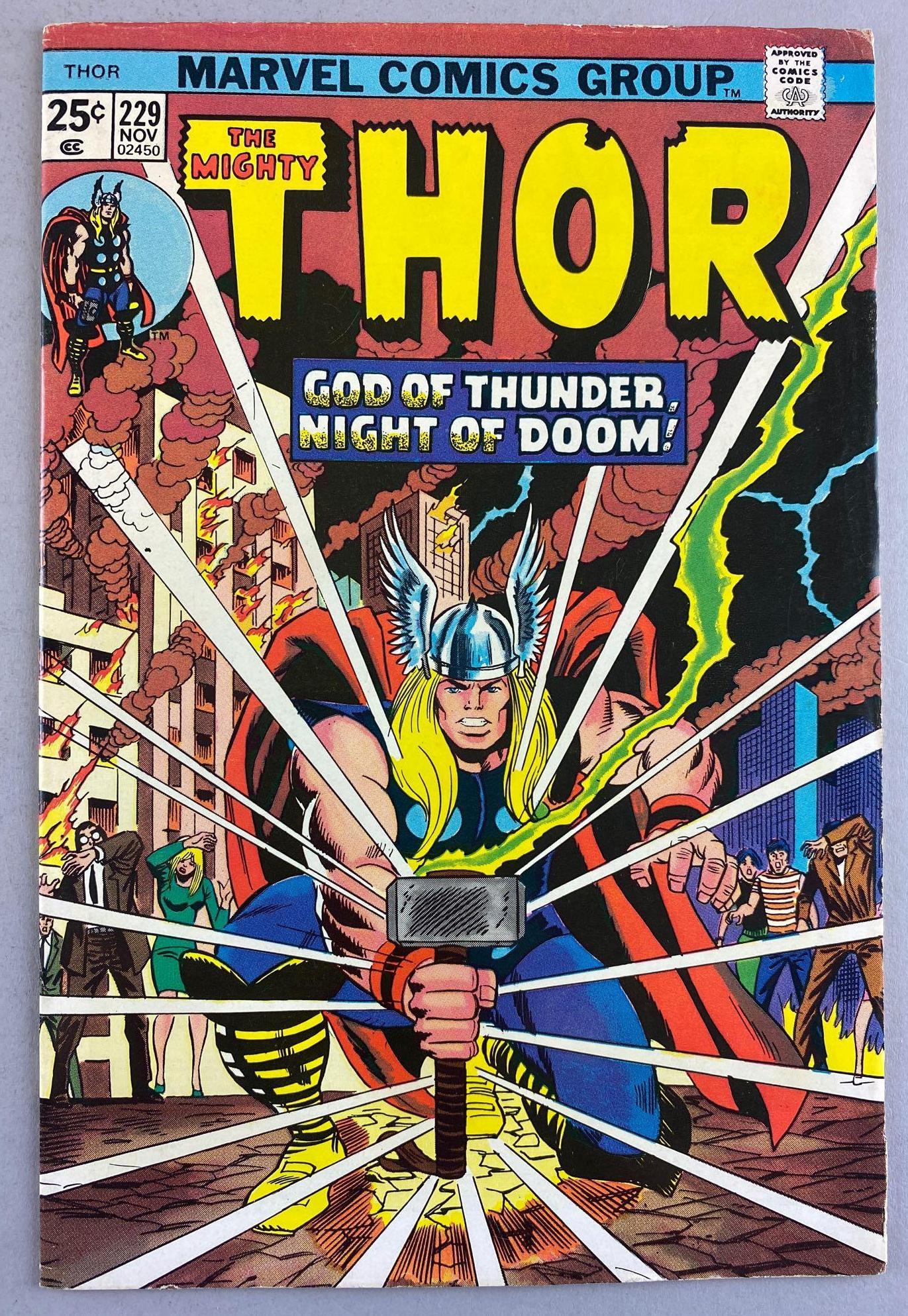 Marvel Comics Thor No. 229 comic book (1 of 8)