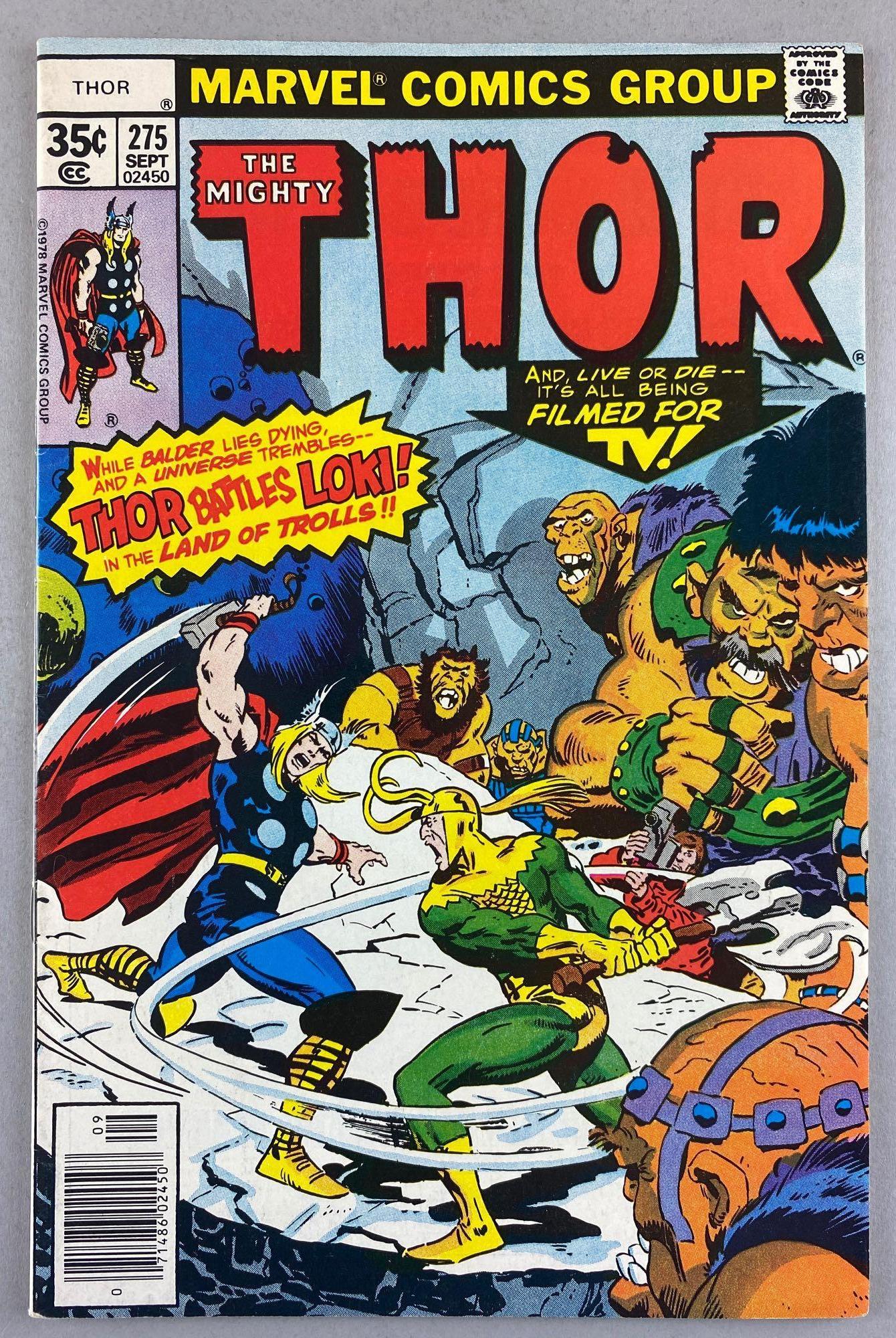 Marvel Comics Thor No. 275 comic book (1 of 8)