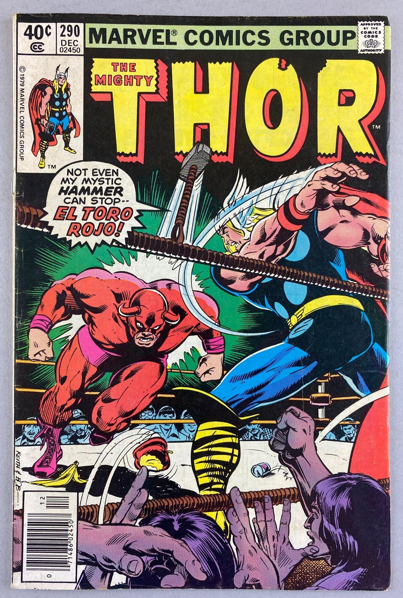 Marvel Comics Thor No. 290 comic book (1 of 8)