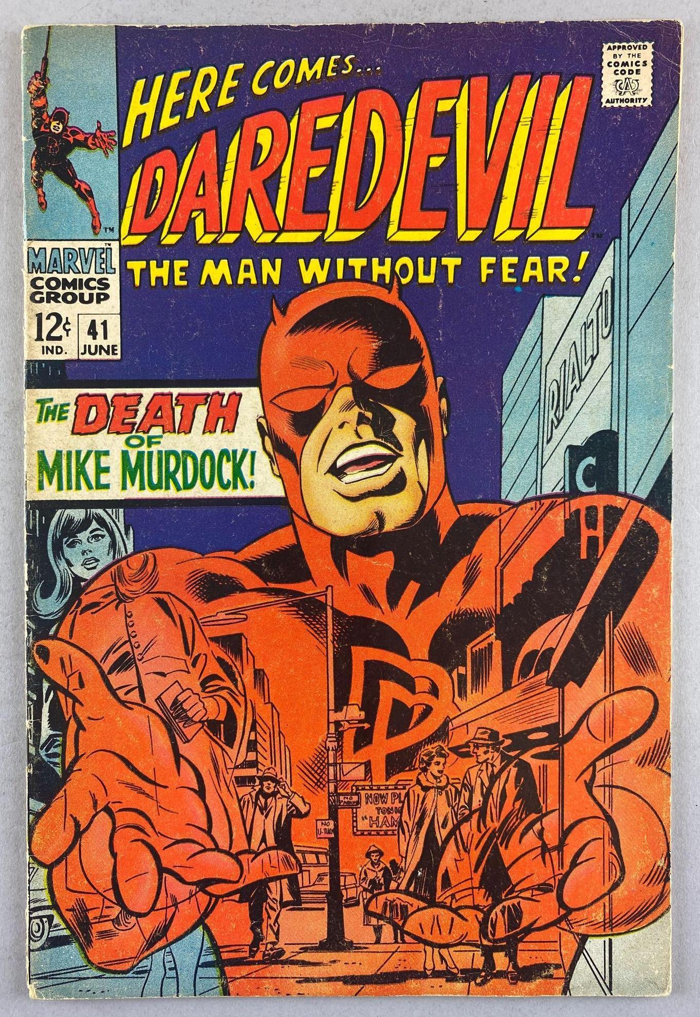 Marvel Comics Daredevil No. 41 comic book (1 of 8)