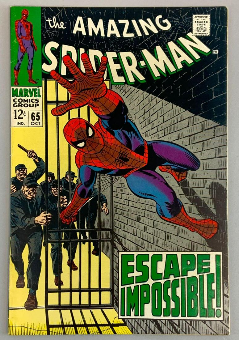 Marvels The Amazing Spider-Man No. 65 comic book (1 of 8)