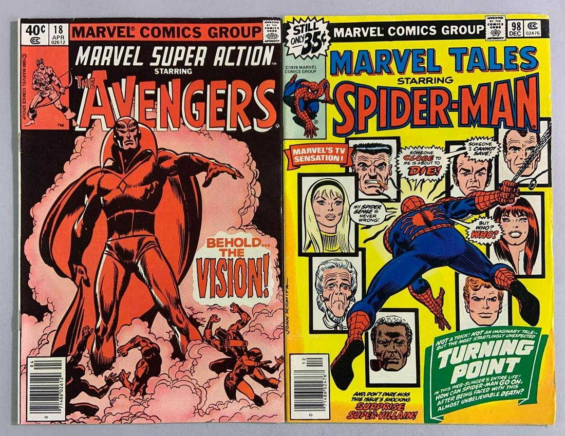 Group of 2 Marvel Super Action and Marvel Tales comic (1 of 4)