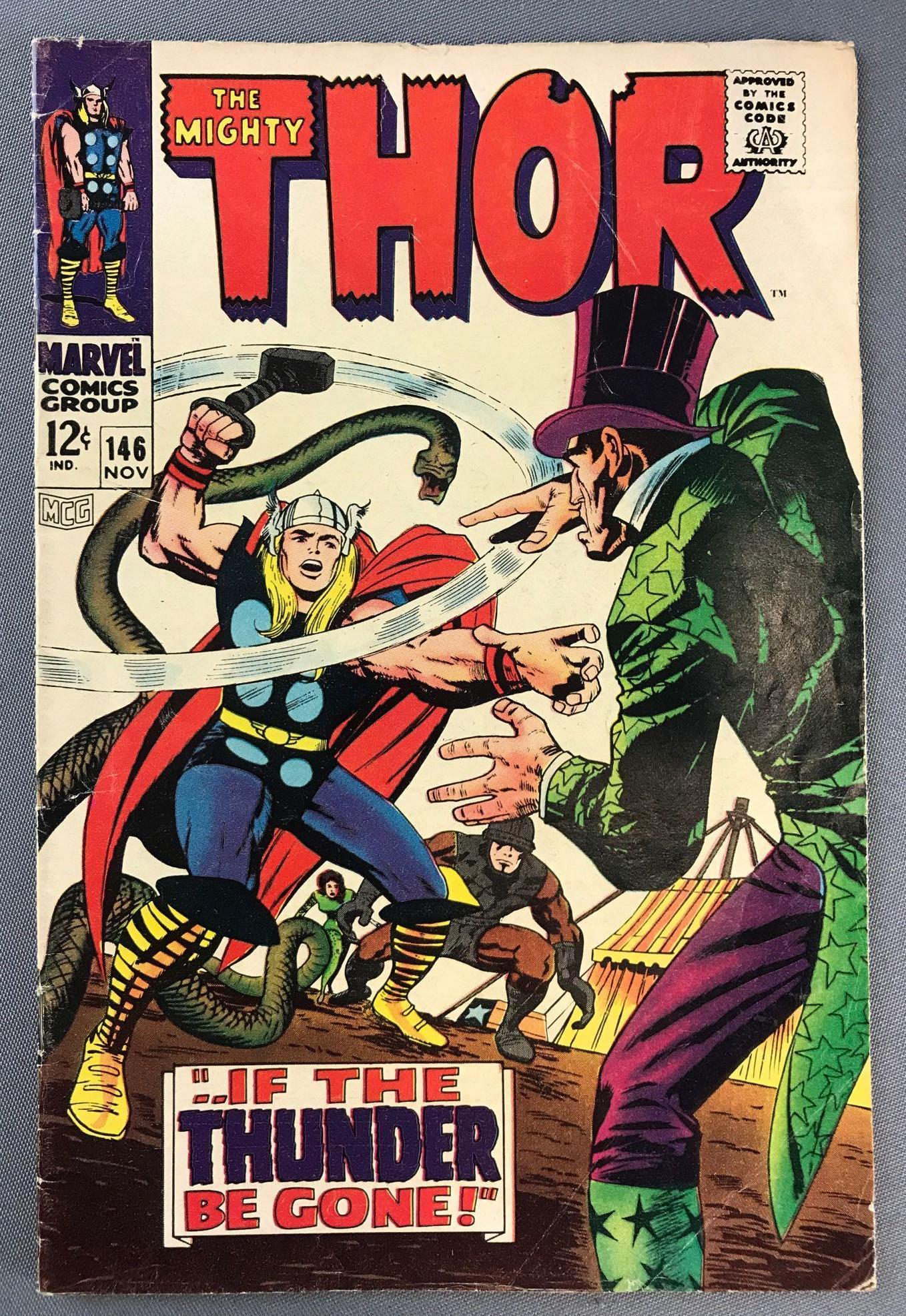 Marvel Comics The Mighty Thor No. 146 comic book (1 of 8)