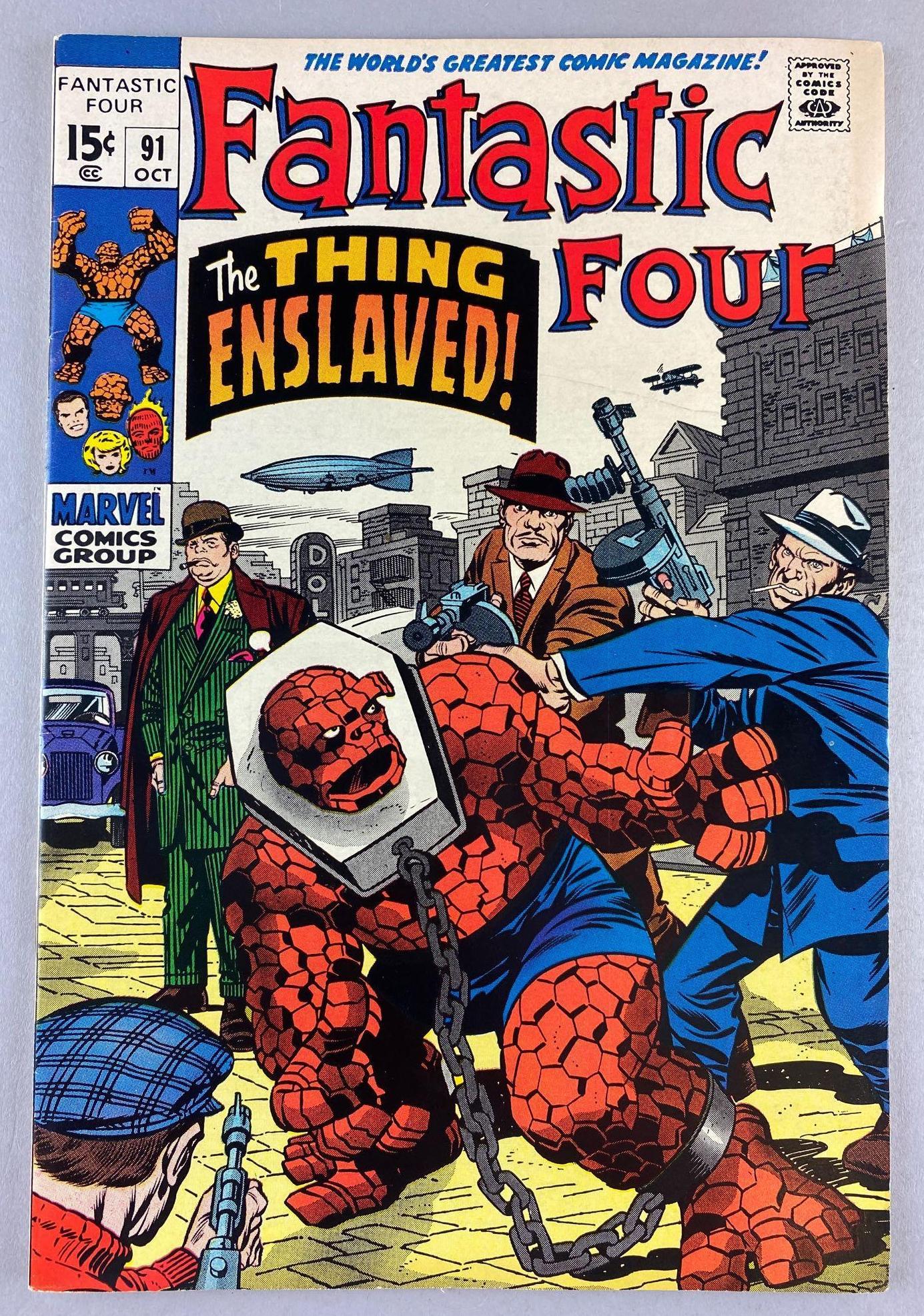 Marvel Comics Fantastic Four No. 91 comic book (1 of 8)
