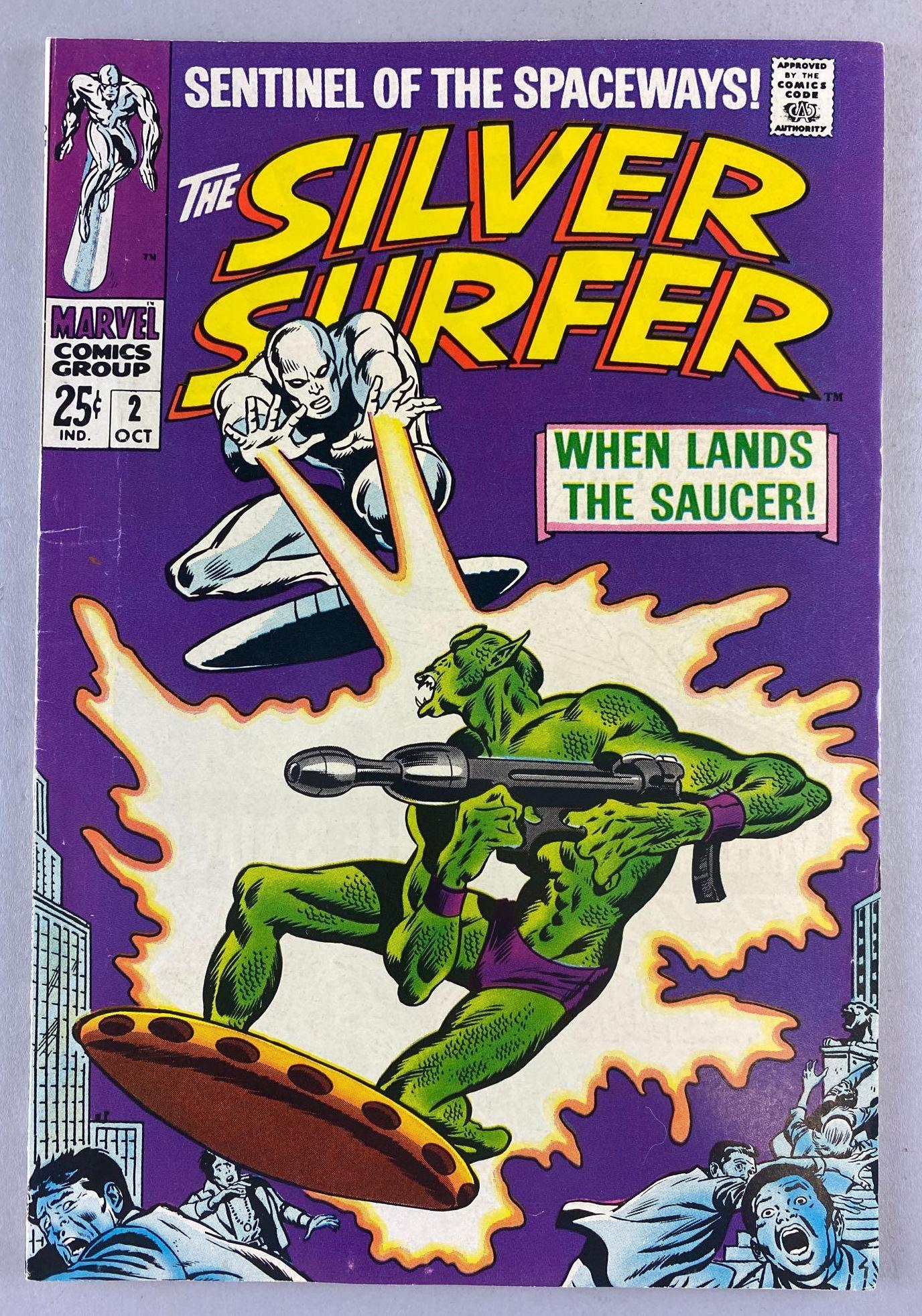 Marvel Comics The Silver Surfer No. 2 comic book (1 of 8)