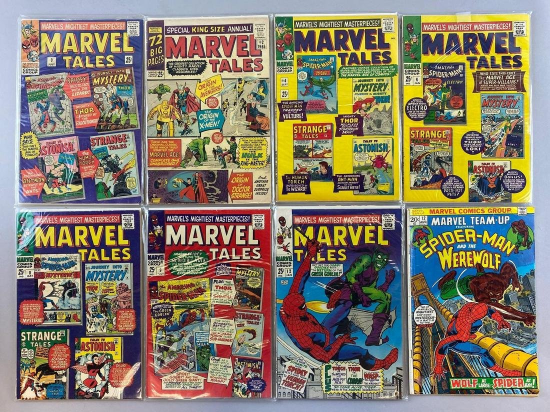 8 piece group Marvel Comics Marvel Tales comic books (1 of 6)