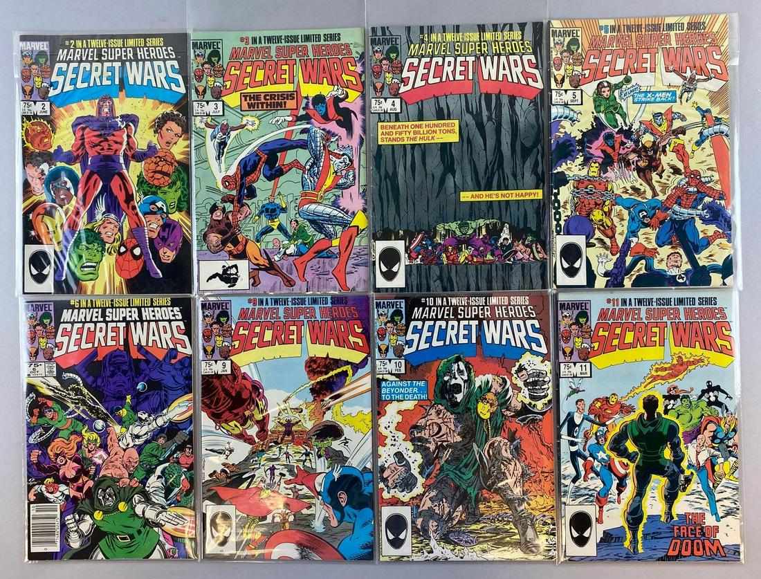 Group of 8 Marvel Comics Marvel Super Heroes Secret (1 of 3)