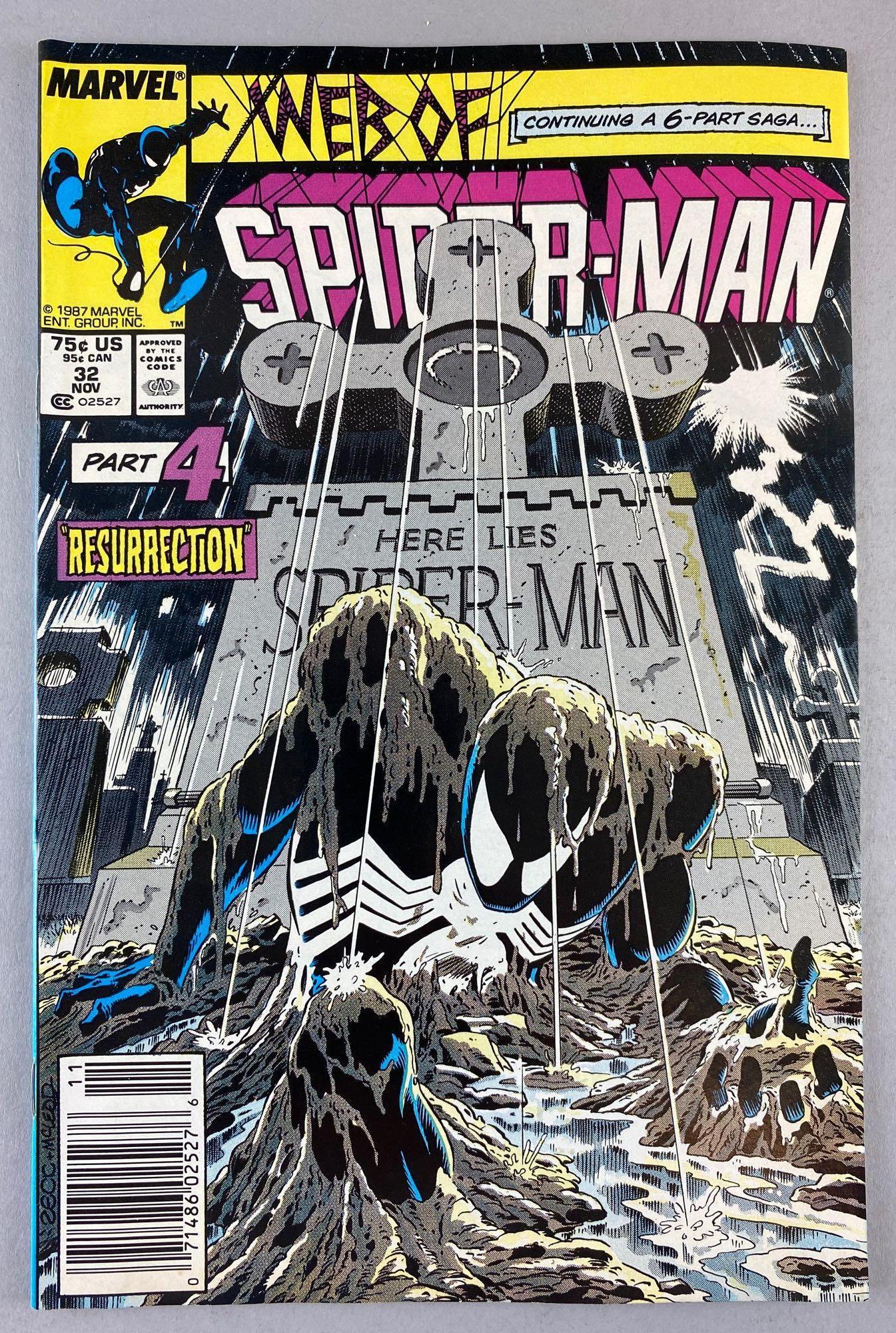 Marvel Comics Web of Spider-Man No. 32 comic book (1 of 8)