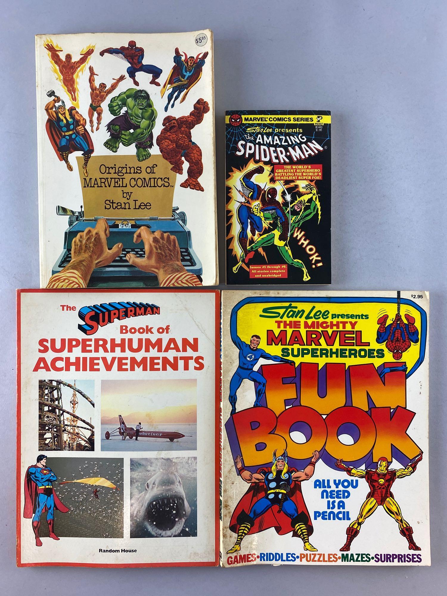 Group of 4 assorted Superhero books (1 of 6)