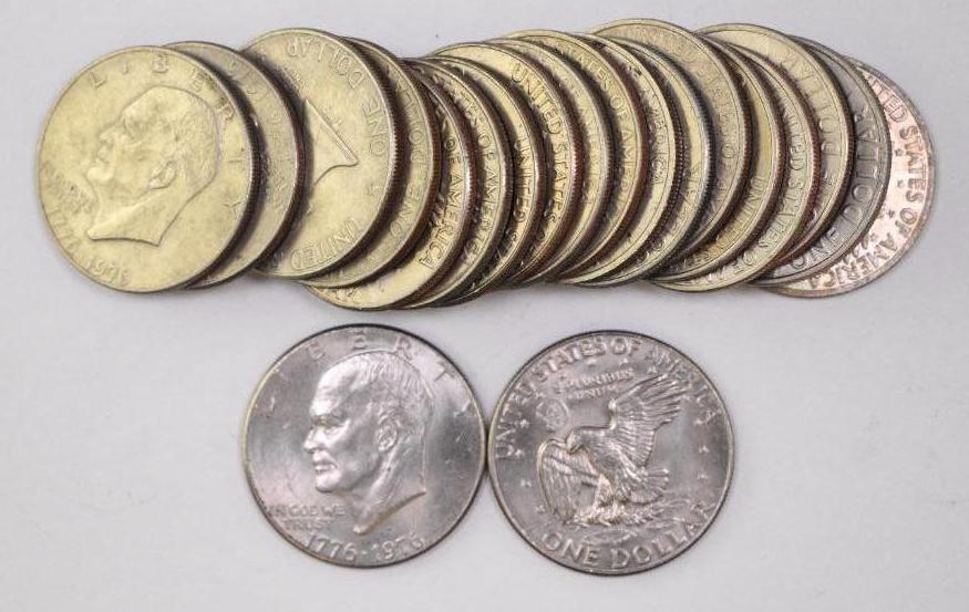 Group of (20) Eisenhower Dollars (1 of 1)