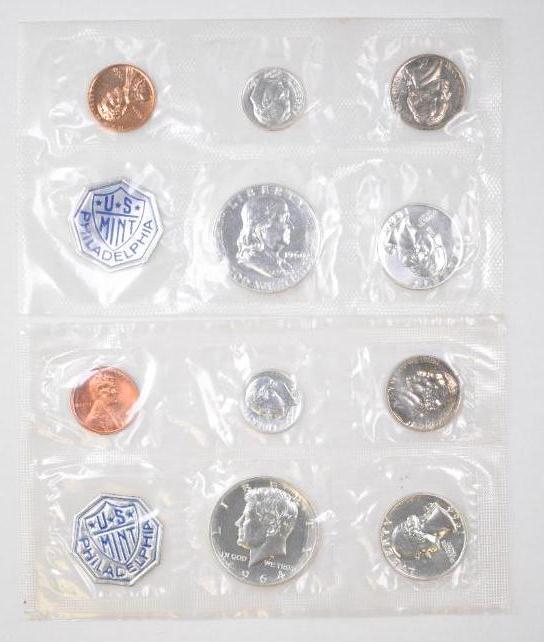 Group of (2) 1960 & 1964 5-Coin U.S. Proof Sets (1 of 2)