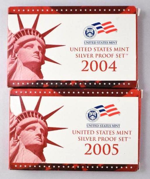 Group of (2) 11-Coin U.S. Silver Proof Sets (1 of 1)