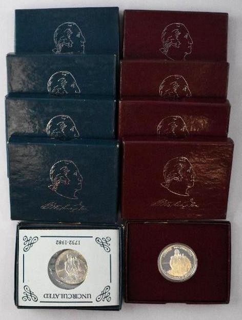 Group of (10) BU & Proof 1982 George Washington (1 of 1)