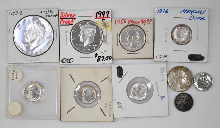 Group of (10) U.S. Silver Coins (1 of 2)