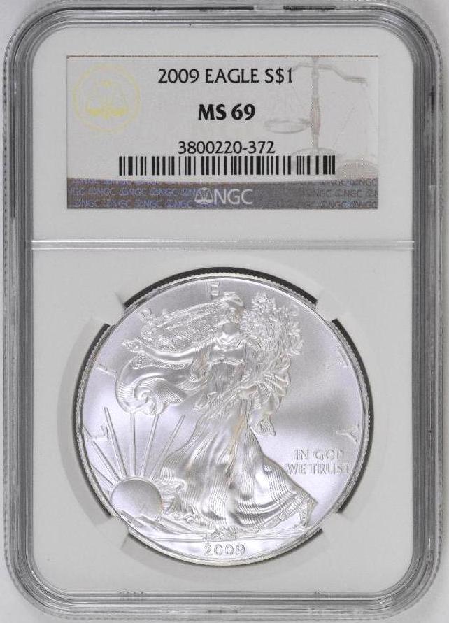2009 P American Silver Eagle 1oz. (NGC) MS69 (1 of 2)