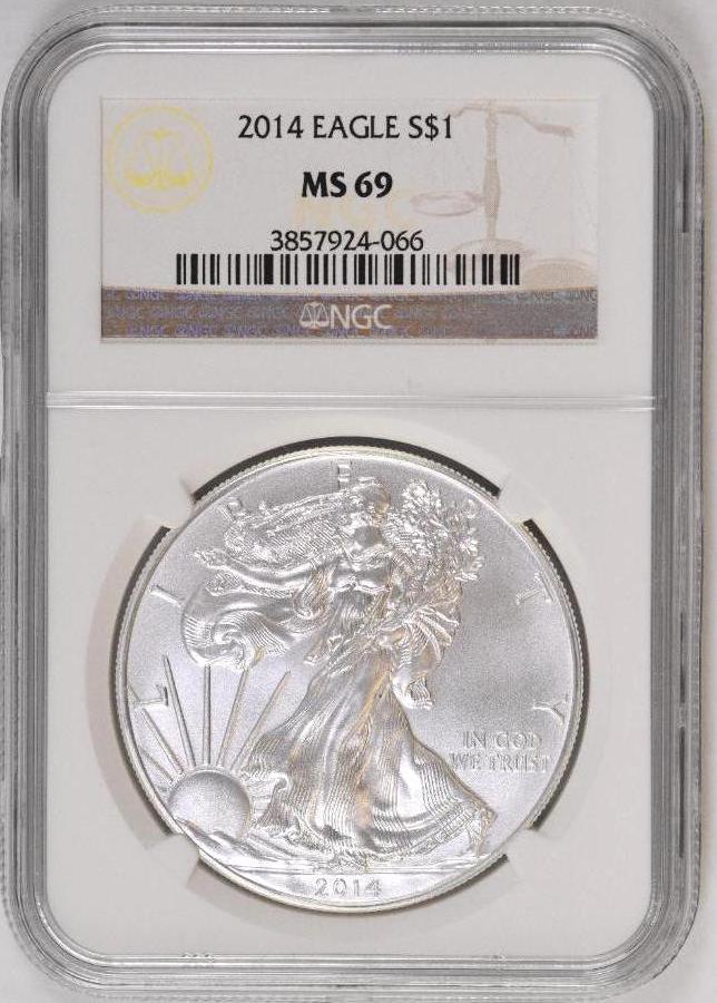2014 P American Silver Eagle 1oz. (NGC) MS69 (1 of 2)
