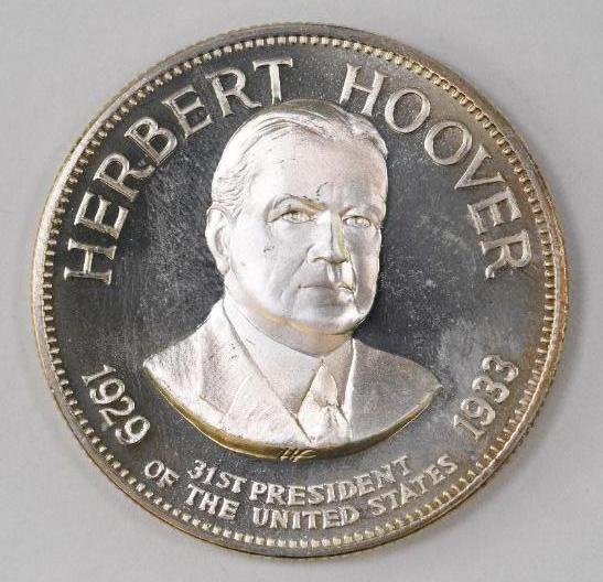 Franklin Mint President 1oz. Sterling Silver Round (1 of 2)