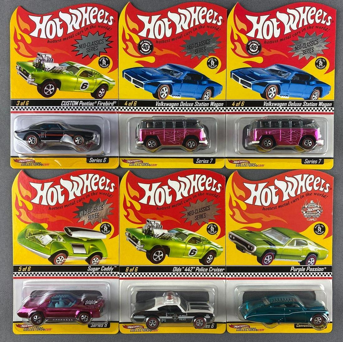 Group of 6 assorted Hot Wheels die-cast vehicles (1 of 6)