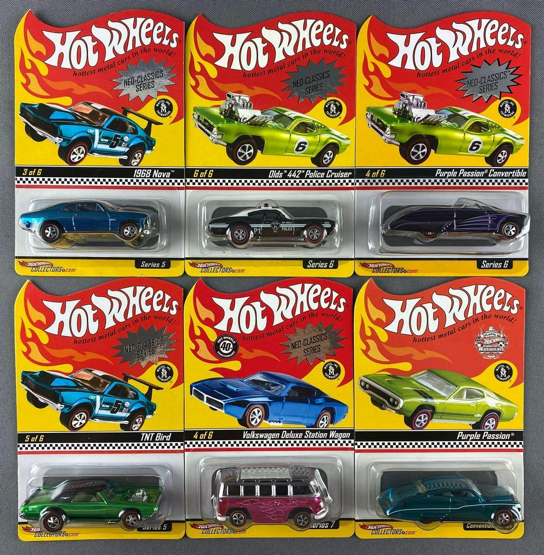 Group of 6 assorted Hot Wheels die-cast vehicles (1 of 8)