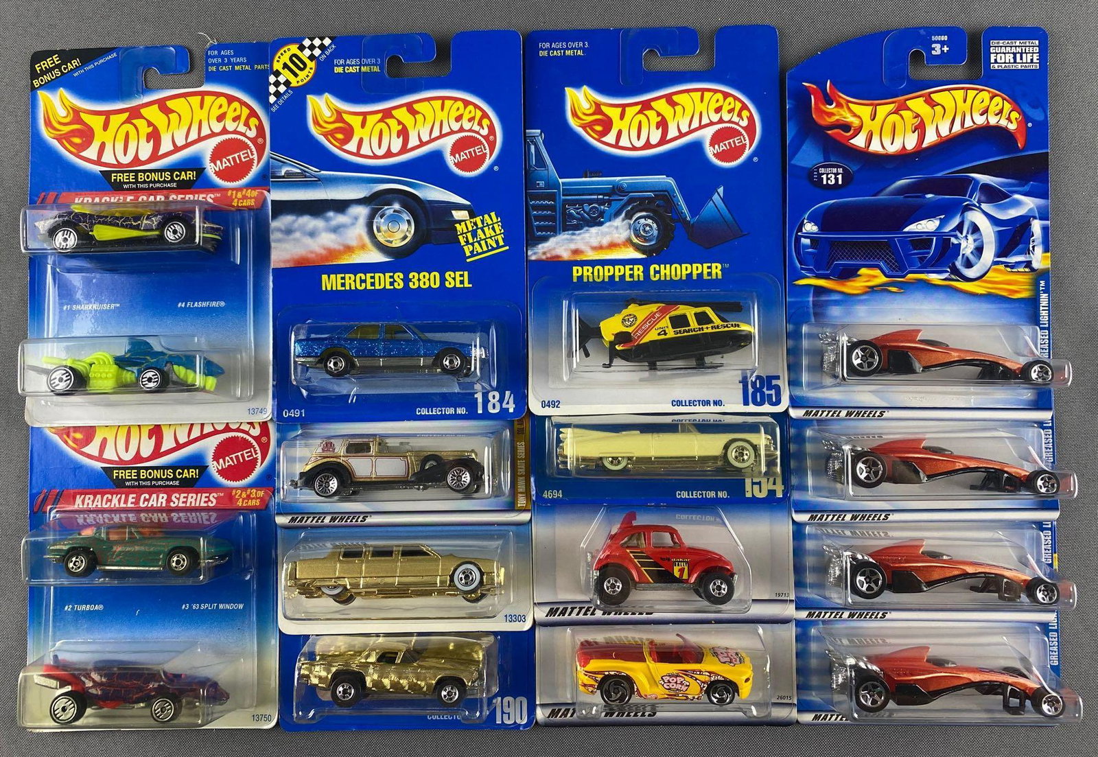 Group 16 assorted Hot Wheels die-cast vehicles (1 of 4)