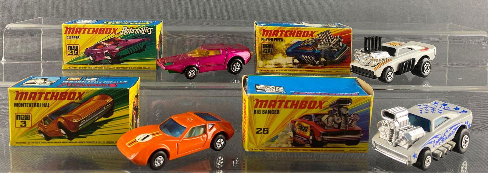 Group of 4 Matchbox Superfast die-cast vehicles (1 of 4)