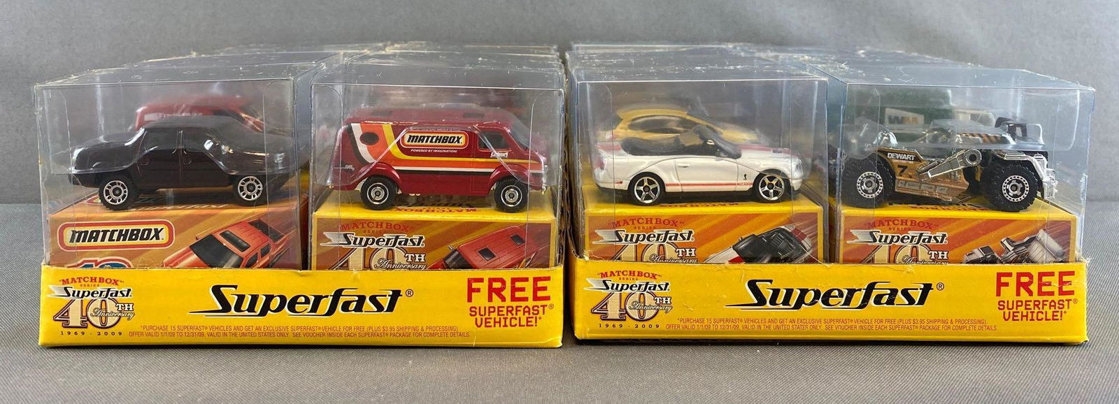 Group of 2 Matchbox Superfast 40th Anniversary 10-piece (1 of 5)