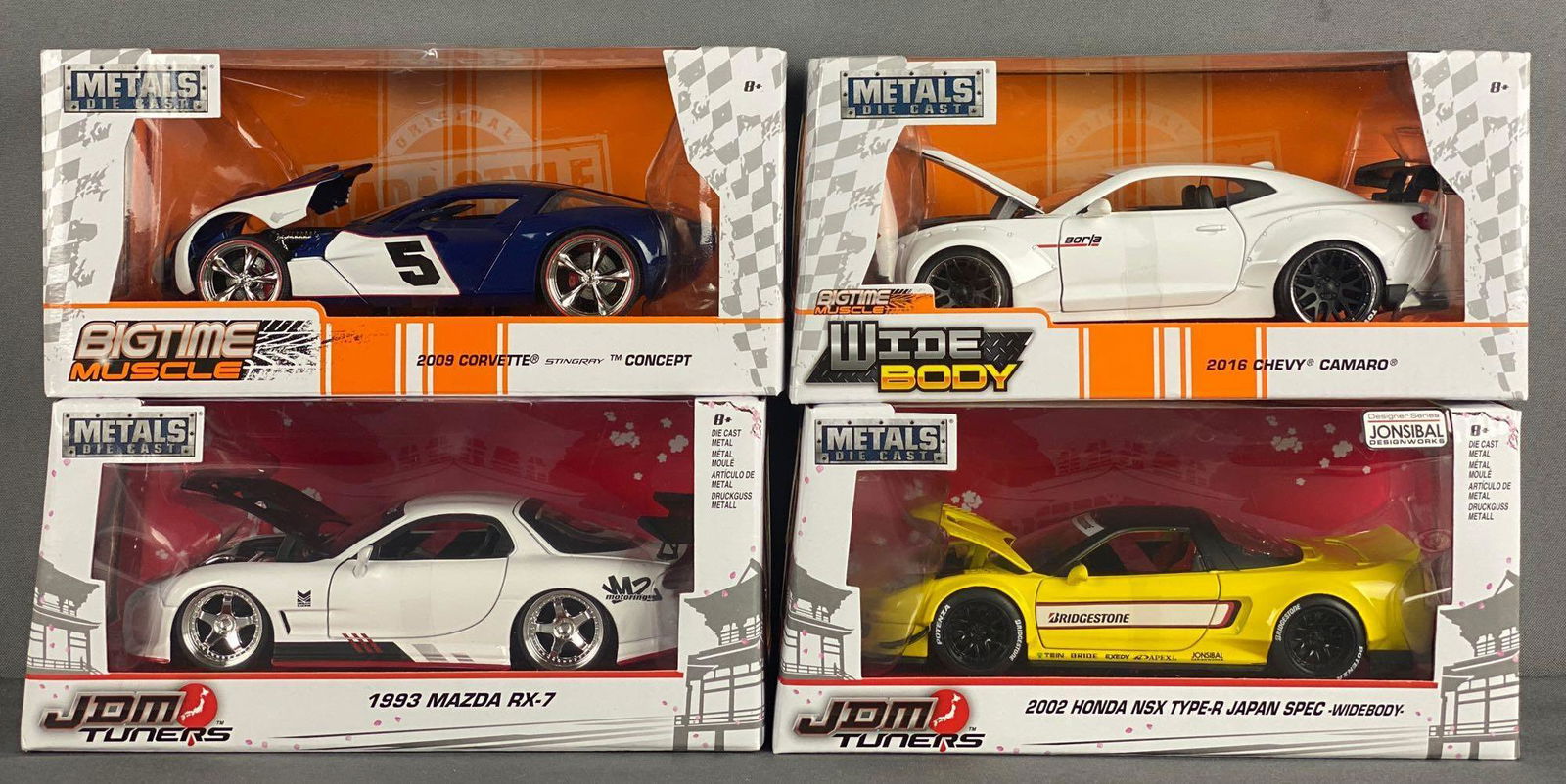 Group of 4 assorted Jada Toys die-cast vehicles (1 of 4)
