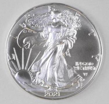 2021 American Silver Eagle 1oz Type 2 (1 of 2)