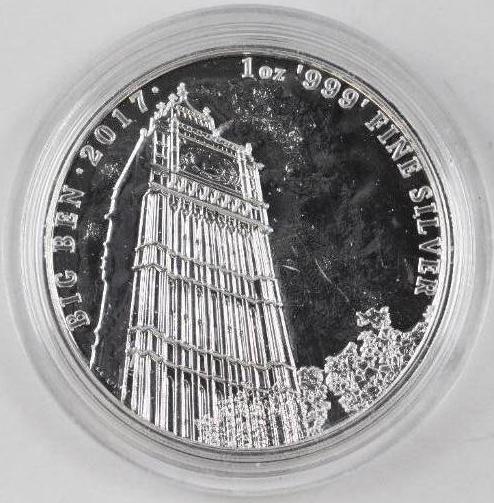2017 Great Britain Big Ben 1oz. .999 Fine Silver (1 of 2)